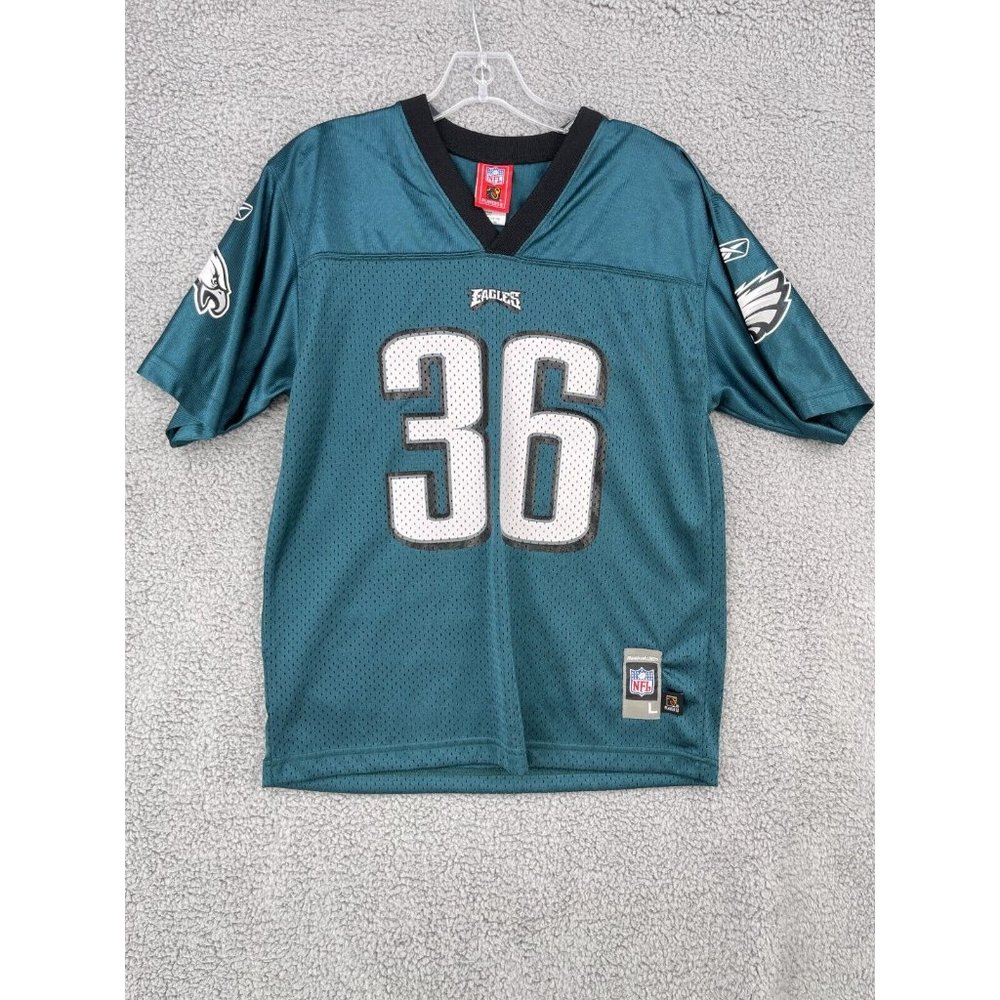 Brian Westbrook #36 Philadelphia Eagles Jersey Home-Reebok Size Youth Large
